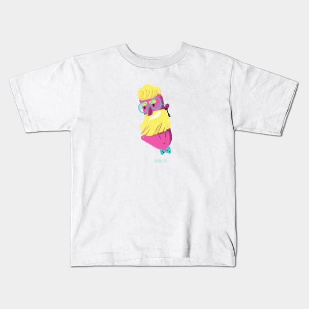 Hispter2 Kids T-Shirt by BabyKarot